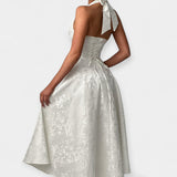 Десислава - Рокля с Отворен Гръб и Корсетен Дизайн