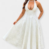 Десислава - Рокля с Отворен Гръб и Корсетен Дизайн