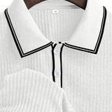 Даниела - Елегантно поло с къси ръкави