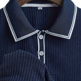 Даниела - Елегантно поло с къси ръкави