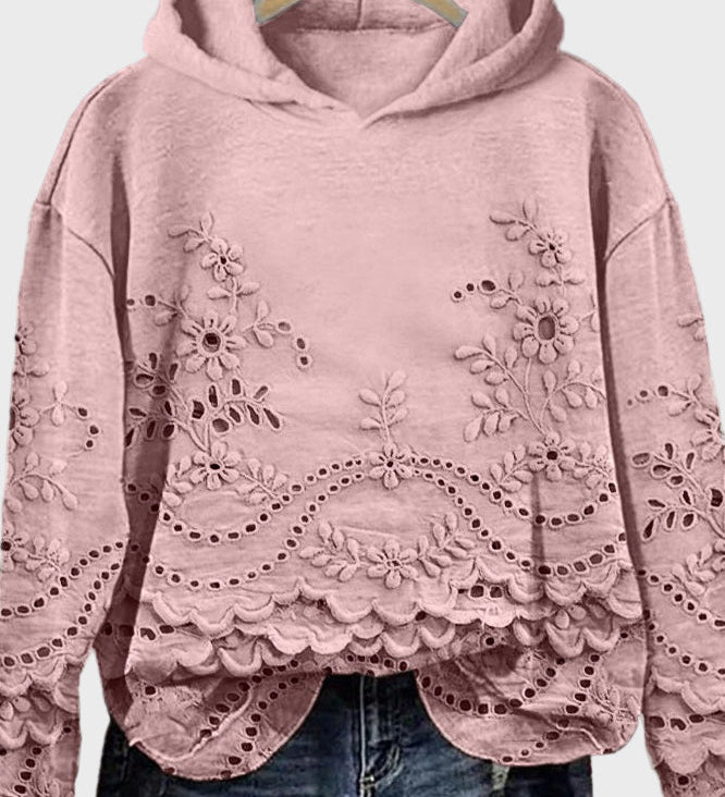 Надежда - Джъмпер с Капюшон от Дантела в Зелено