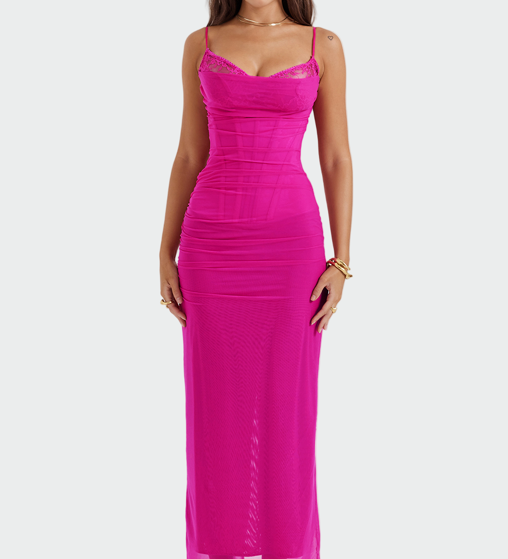 Теодора - Дълга рокля от тюл