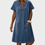 Десислава - Рокля от мек деним