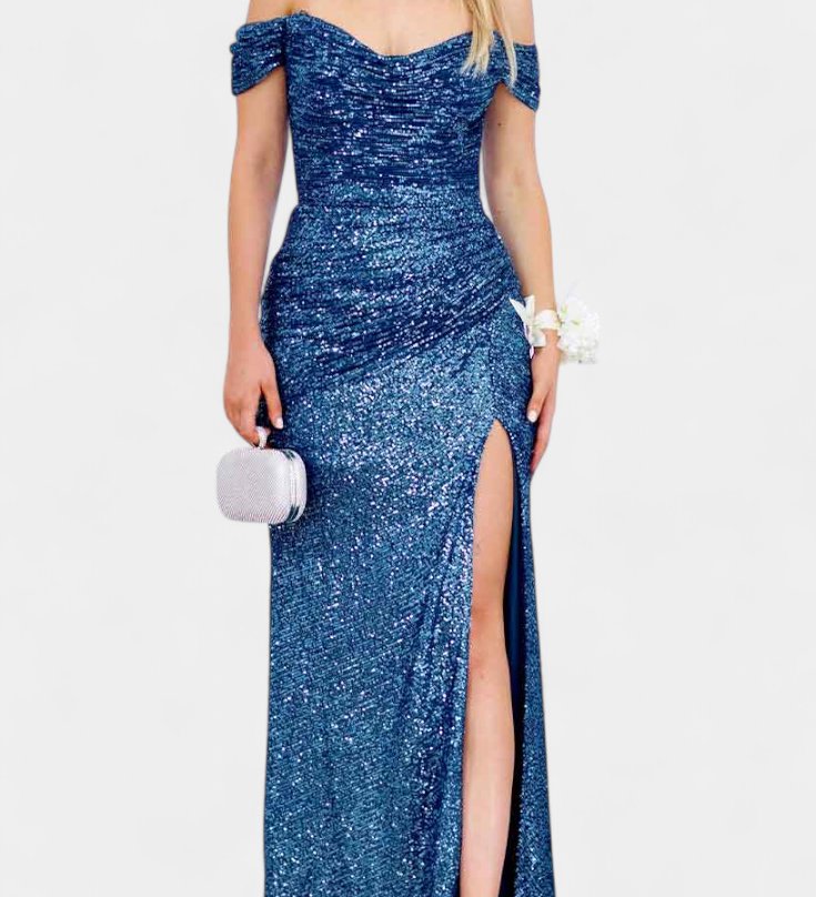 Кристина - Русалка без презрамки с пайети