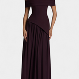 Деница - Рокля без Ръкави от Шифон с Боков Разрез