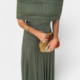 Десислава - Макси рокля с едно рамо