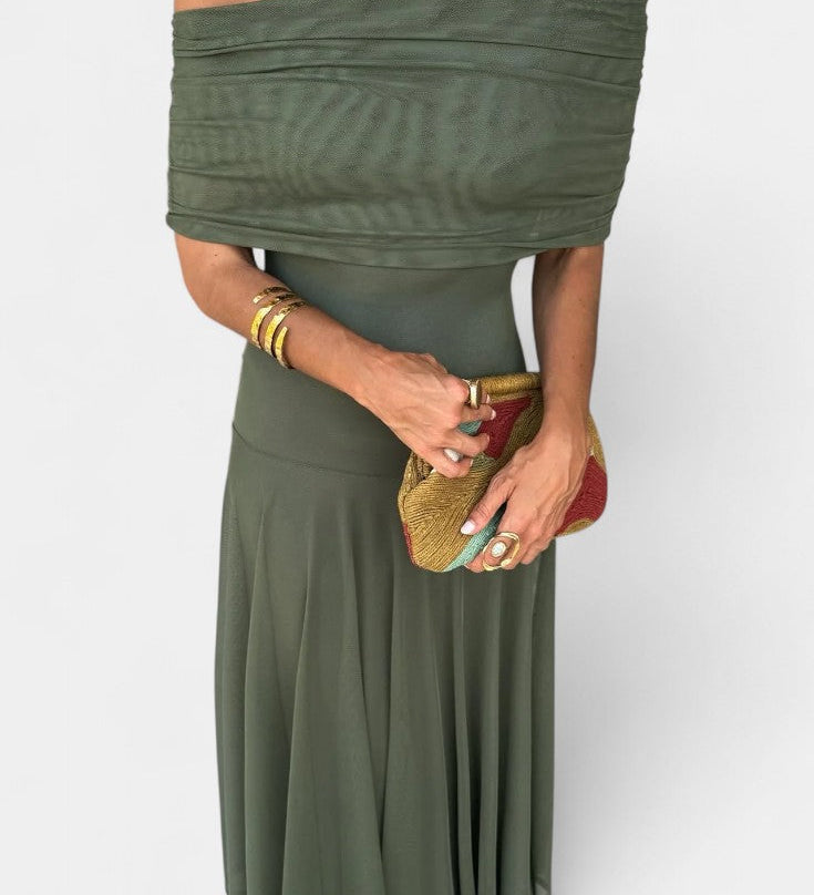 Десислава - Макси рокля с едно рамо