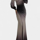 Весела - Рокля Омбре с Отворени Рамена