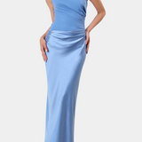 Десислава - Дълга Рокля за Партито с Асиметричен Изрез