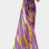 Надежда - Макси Асиметрична Рокля с Вибрантен Узор