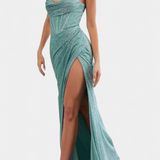 Кристина - Рокля с Корсет и Спагети Презрамки