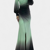 Весела - Рокля Омбре с Отворени Рамена