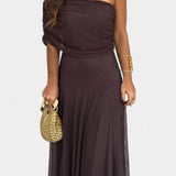 Десислава - Макси рокля с едно рамо