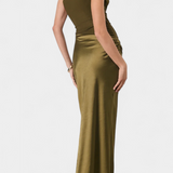 Десислава - Дълга Рокля за Партито с Асиметричен Изрез