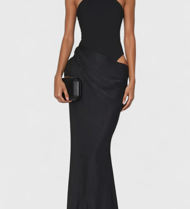 Полина - Рокля с Тънък Топ Стил и Издължена Силует