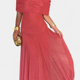 Десислава - Макси рокля с едно рамо