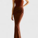 Полина - Рокля с Тънък Топ Стил и Издължена Силует