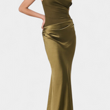 Десислава - Дълга Рокля за Партито с Асиметричен Изрез