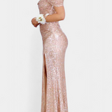 Кристина - Русалка без презрамки с пайети