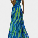 Надежда - Макси Асиметрична Рокля с Вибрантен Узор