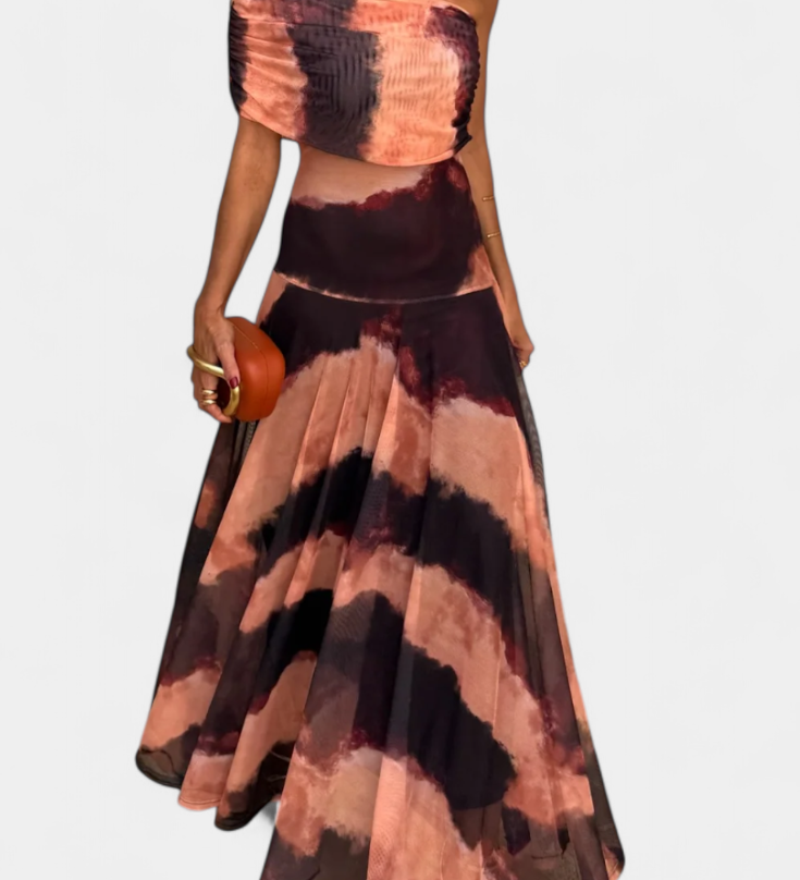 Десислава - Макси рокля с едно рамо