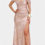 Кристина - Русалка без презрамки с пайети