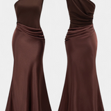 Десислава - Дълга Рокля за Партито с Асиметричен Изрез