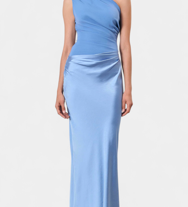 Десислава - Дълга Рокля за Партито с Асиметричен Изрез