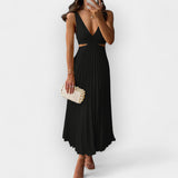 Татяна - Миди рокля от сатен