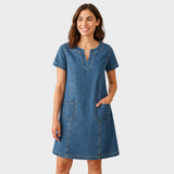 Десислава - Рокля от мек деним