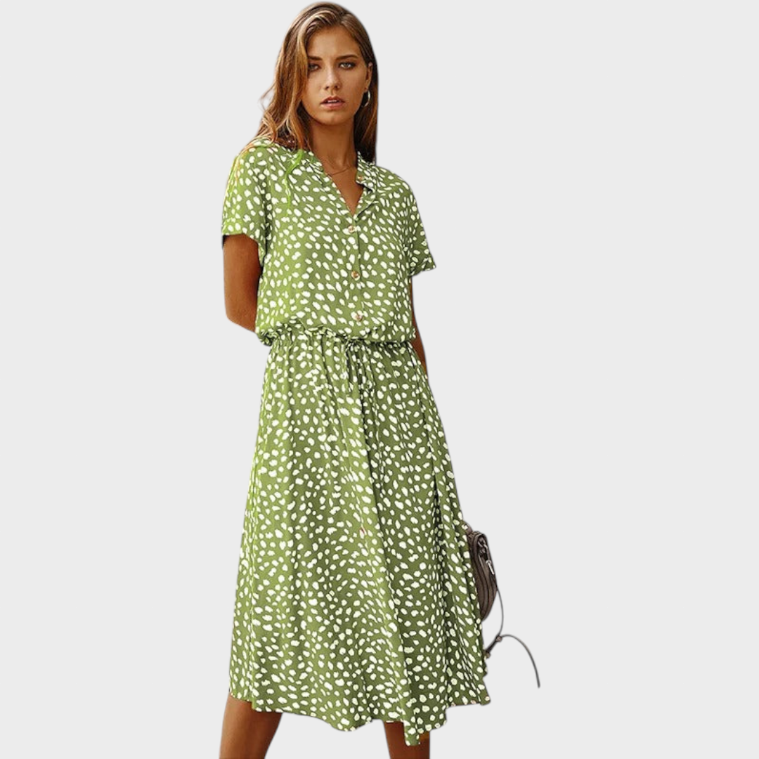 Десислава - Елегантна Летна Рокля Многоцветна