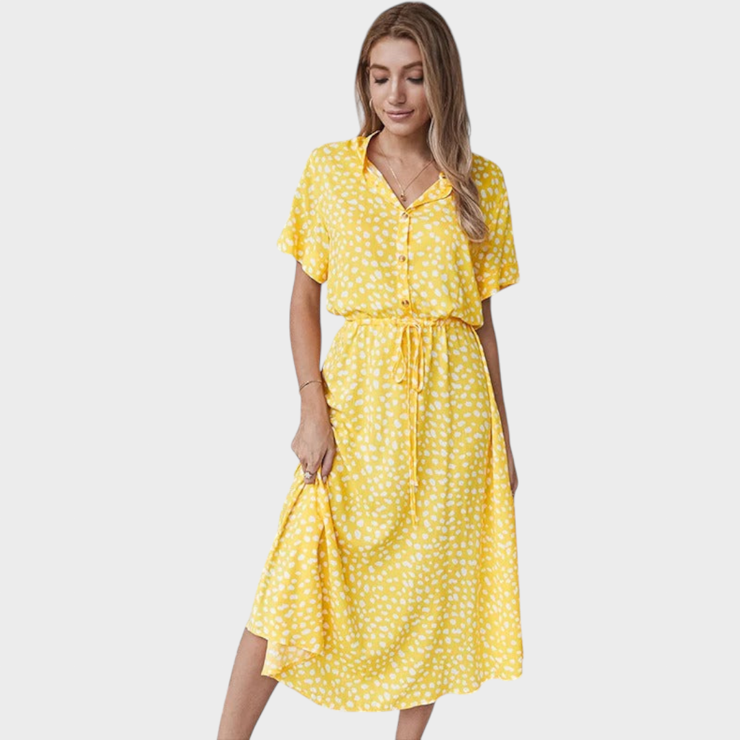 Десислава - Елегантна Летна Рокля Многоцветна