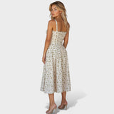 Гергана - Корсетна Миди Рокля