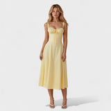 Гергана - Корсетна Миди Рокля