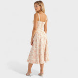 Гергана - Корсетна Миди Рокля