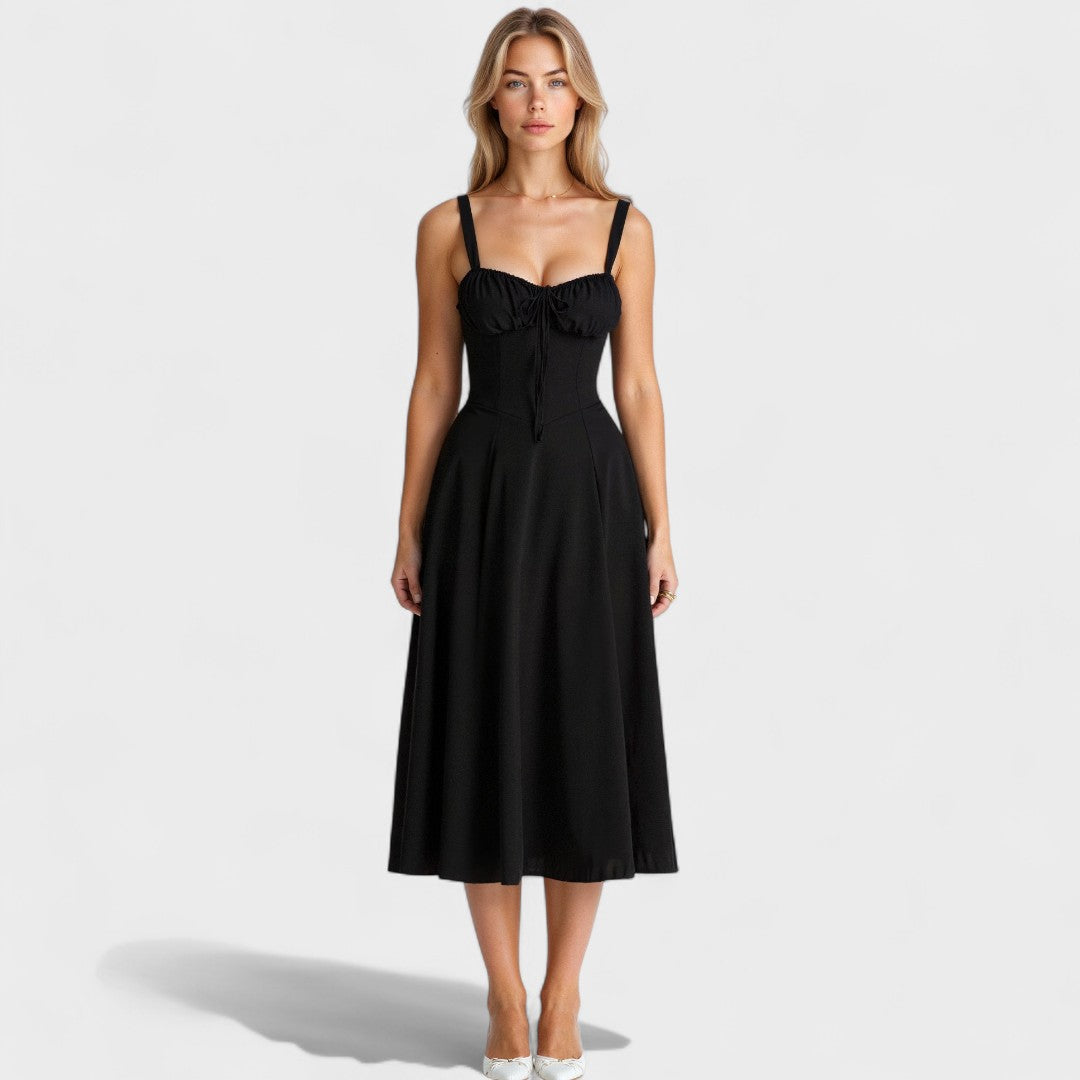 Гергана - Корсетна Миди Рокля