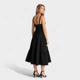 Гергана - Корсетна Миди Рокля