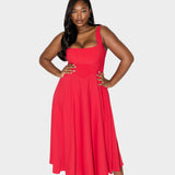 Десислава - Въздушна Миди Рокля с Елегантна Линия и Природно Движение