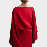 Виктория - Кимоно рокля от лен и памук с пояс