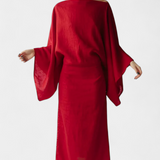 Виктория - Кимоно рокля от лен и памук с пояс