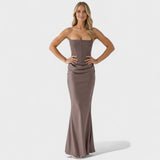 Татяна - Макси рокля с корсет