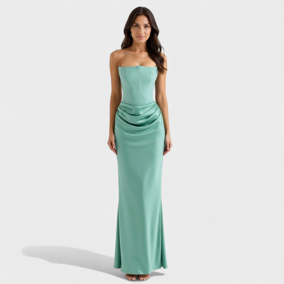 Татяна - Макси рокля с корсет