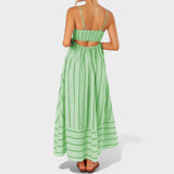 Магдалена - Дълга рокля с райета