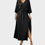 Николета - Рокля с V-образно деколте