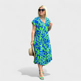 Татяна – Елегантна Цветна Рокля