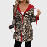 Евгения - Двулицево палто с леопардов принт