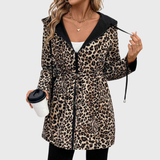 Евгения - Двулицево палто с леопардов принт