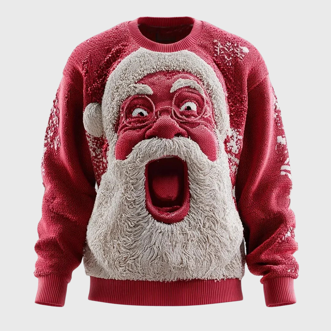 Катя - Коледен пуловер с Дядо Коледа