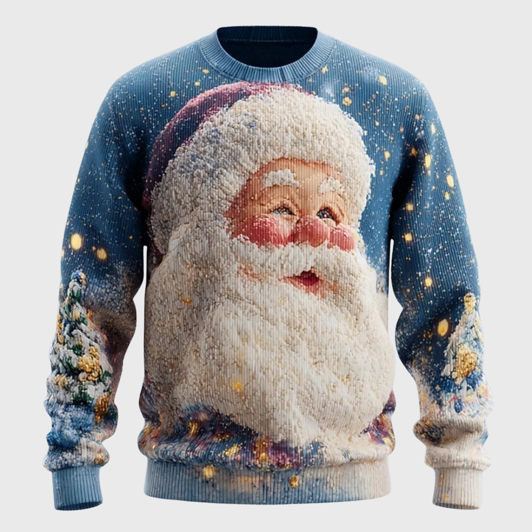 Катя - Коледен пуловер с Дядо Коледа