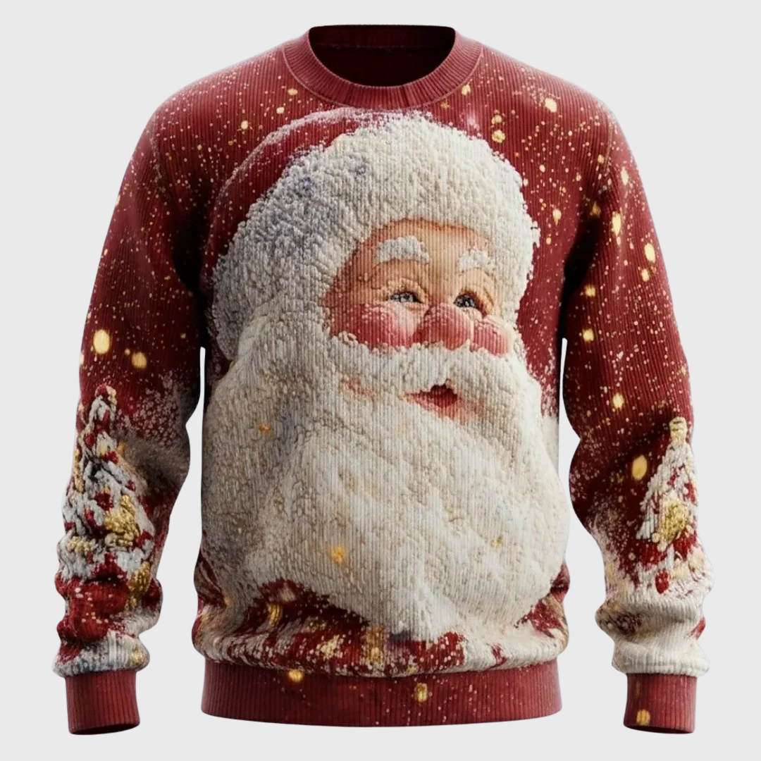 Катя - Коледен пуловер с Дядо Коледа